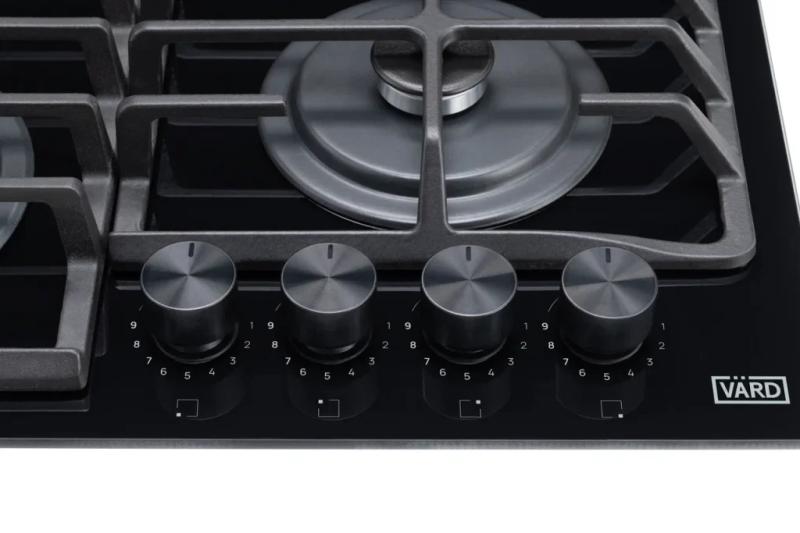 VÄRD выпустил в продажу газовую варочную панель на стекле VHLS6434K