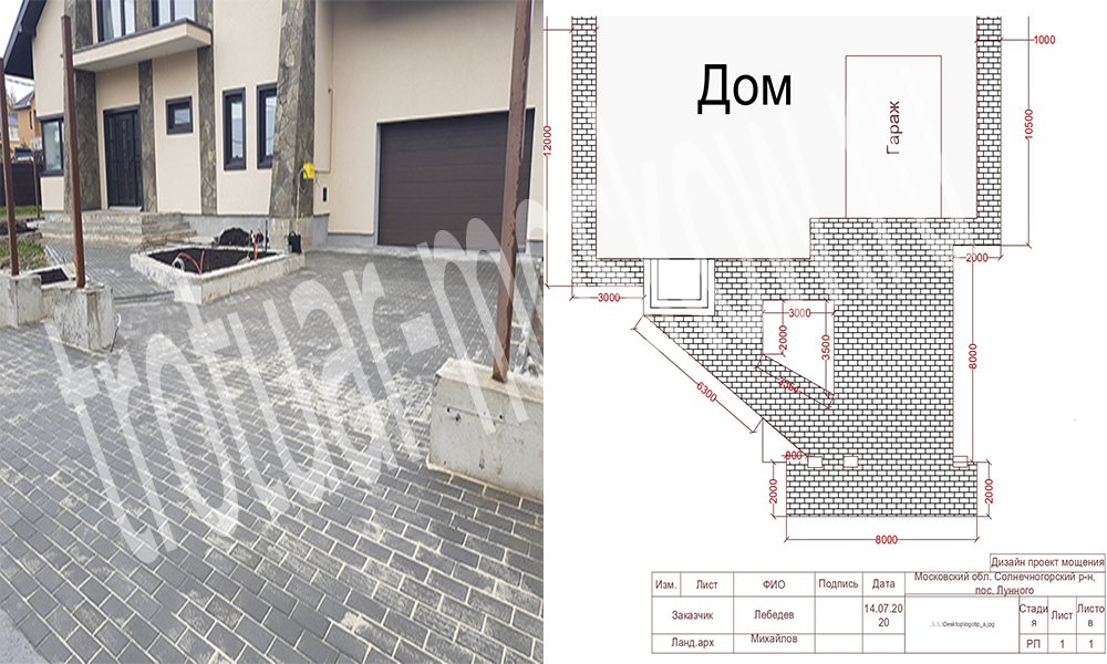 Дизайн-проект мощения: создание уникального ландшафта