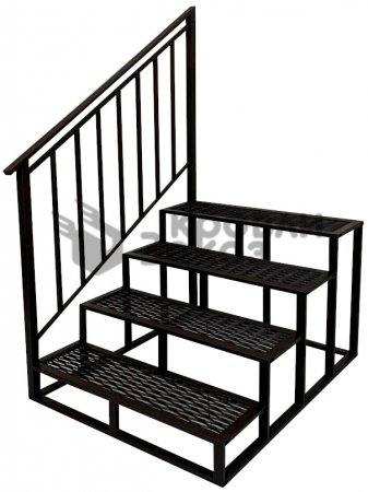 Выбор уличной лестницы на вход в дом с порошковой окраской металлокаркаса: Экономия, Комфорт и Безопасность