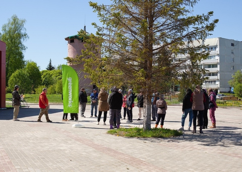 В Тарусе благоустроили сквер вдоль Центра Культурного Развития