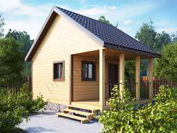 Как выбрать каркасный дом с террасой