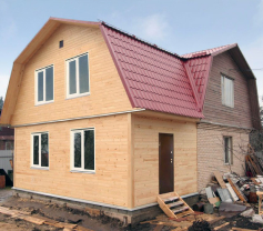 Строительство каркасной пристройки к загородному дому