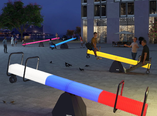 Качели-балансиры: стихия игры и дружбы