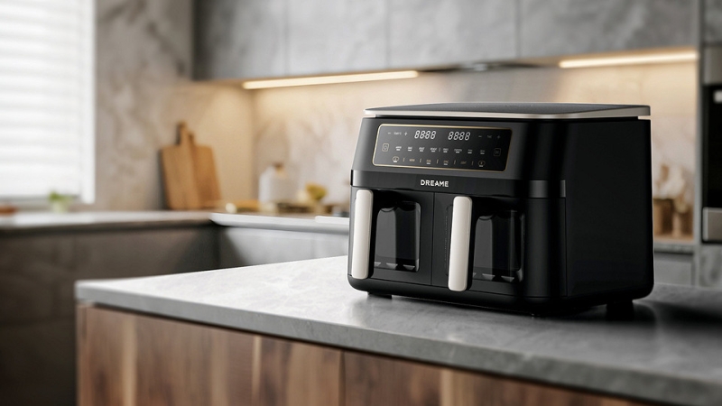 Dreame Tasti DZ30: аэрогриль с двумя зонами готовки на большую семью